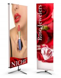 Classic Banner Stands&trade;, Hook/Loop